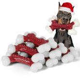 Kseroo 6-pack tough dog toys nylon bone for durable chewers indoors or outdoors