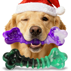 Kseroo indestructible dog toy bone design endures heavy chomping for large breeds