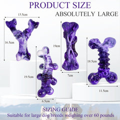 KSEROO X indestructible nylon bone closeup emphasizes durability for powerful chewers.