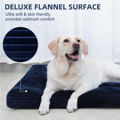 KSIIA dog bed’s cozy flannel surface offers skin-friendly warmth and calmness.