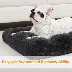 KSIIA dog crate bed cozy interior invites rest and helps pups settle quietly.