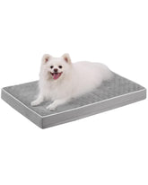KSIIA orthopedic dog bed with egg crate foam for joint support