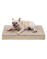 KSIIA orthopedic dog bed foam closeup showing egg-crate support for joint comfort