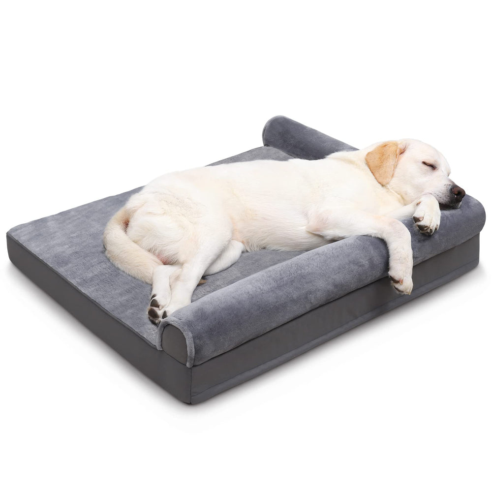 KSIIA orthopedic dog bed with waterproof cover supports joints and long-lasting durability