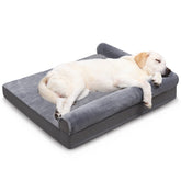 KSIIA orthopedic dog bed with waterproof cover supports joints and long-lasting durability