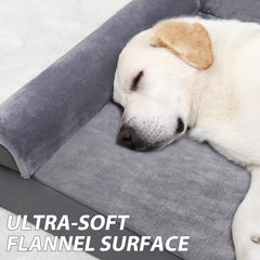 KSIIA soft flannel sleeping area delivers skin-friendly comfort