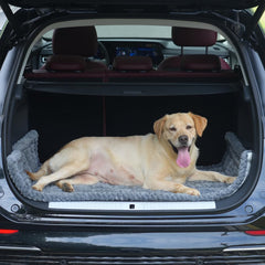 Ksiliup dog bed high-density fiberfill provides plush support during trips