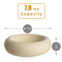 KTLECL cat bowl with low center of gravity helps reduce spills