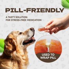 KUADELRO training bite size demonstrates easy rewards for dogs.
