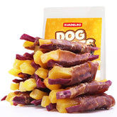KUADELRO duck-wrapped-sweet-potato-treats protein-rich snack for lean muscles.