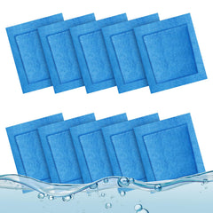 Kucbraly 10-pack aquarium filter cartridges ready for reliable filtration in home aquariums.