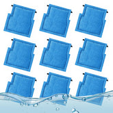 Kucbraly 9-pack assembled aquarium filter cartridge ready-to-install for clean water.