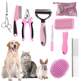 KUEIOX dog brush self-cleaning for quick grooming and less mess