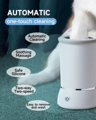 KUEIOX paw cleaner interior includes removable inner brush for bath-time use