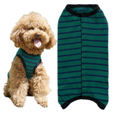 Kukaster Pet recovery suit shows back-closure design for easy on-off wear
