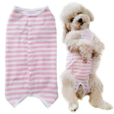Kukaster Pet recovery suit back with snap buttons enabling quick post-surgery dressing