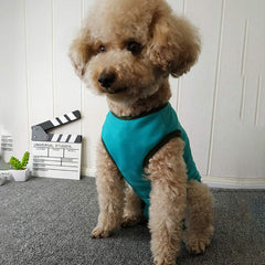 Kukaster Pet blue recovery suit fabric, soft and breathable for comfort
