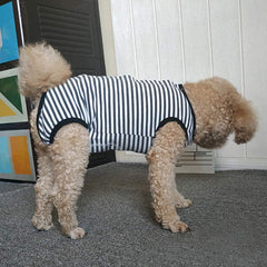 Kukaster Pet recovery suit back-side snap buttons simplify wearing and security.
