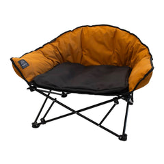 Kuma Lazy Bear Dog Bed with carry bag for easy camping setup