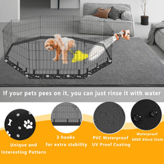KUMOUARTS dog crate pad easy-clean surface supports quick cleanup