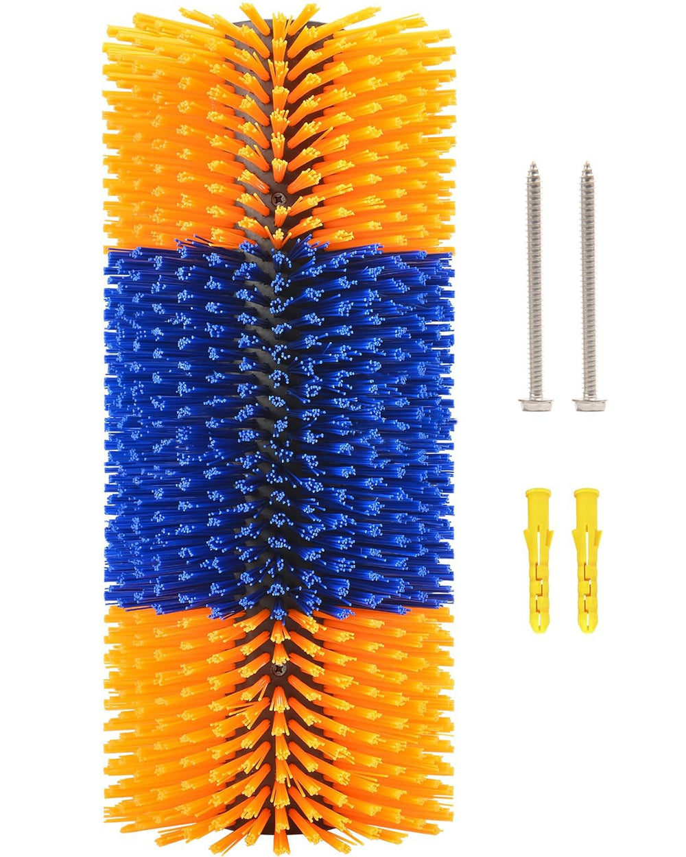 KUNBEIEN Livestock Scratch Brush Kit closeup bristles for robust grooming in busy stalls.