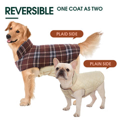 Kuoser dog coat adjustable straps and closures for comfortable winter fit.