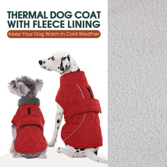 Kuoser dog coat harness-friendly zipper demonstrates easy on-off functionality for quick adjustments.