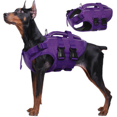Kuoser dog life jacket with flotation foam and Oxford material for buoyant swimming safety.