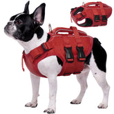 Kuoser dog life jacket with flotation keeps dogs buoyant during pool time
