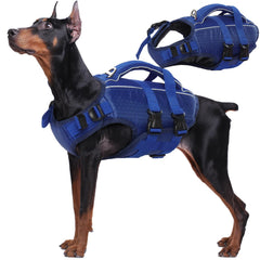 Kuoser dog life jacket high flotation supports confident swimming.