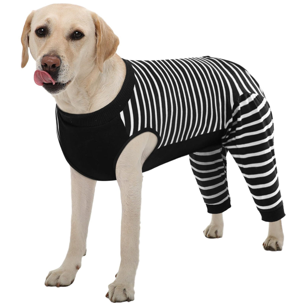 Kuoser dog recovery suit rear leg sleeve protects wounds and prevents licking.