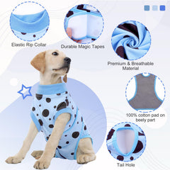 Kuoser dog surgery suit fabric closeup reveals soft breathable material for comfort