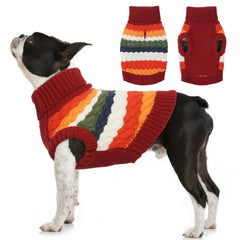 Kuoser dog sweater large turtleneck keeps dogs warm during chilly walks.