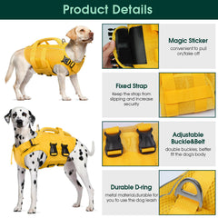 Kuoser rescue handle closeup enables quick-assisted rescues in water.