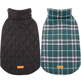 Kuoser Warm Dog Coat front view shows secure winter coverage for XL dogs