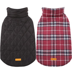 Kuoser warm dog coat waterproof fabric keeps dogs dry during wet walks