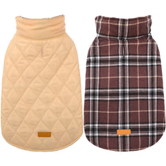 Kuoser waterproof dog coat front view for all-weather warmth.