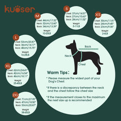 Kuoser XL stretchy knit dog sweater allows full range of motion for active breeds.