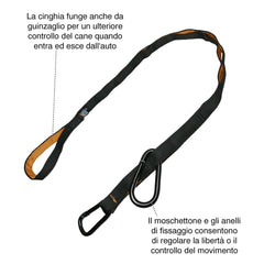 Kurgo Auto Zip Line easy-install setup fits most vehicles quickly.