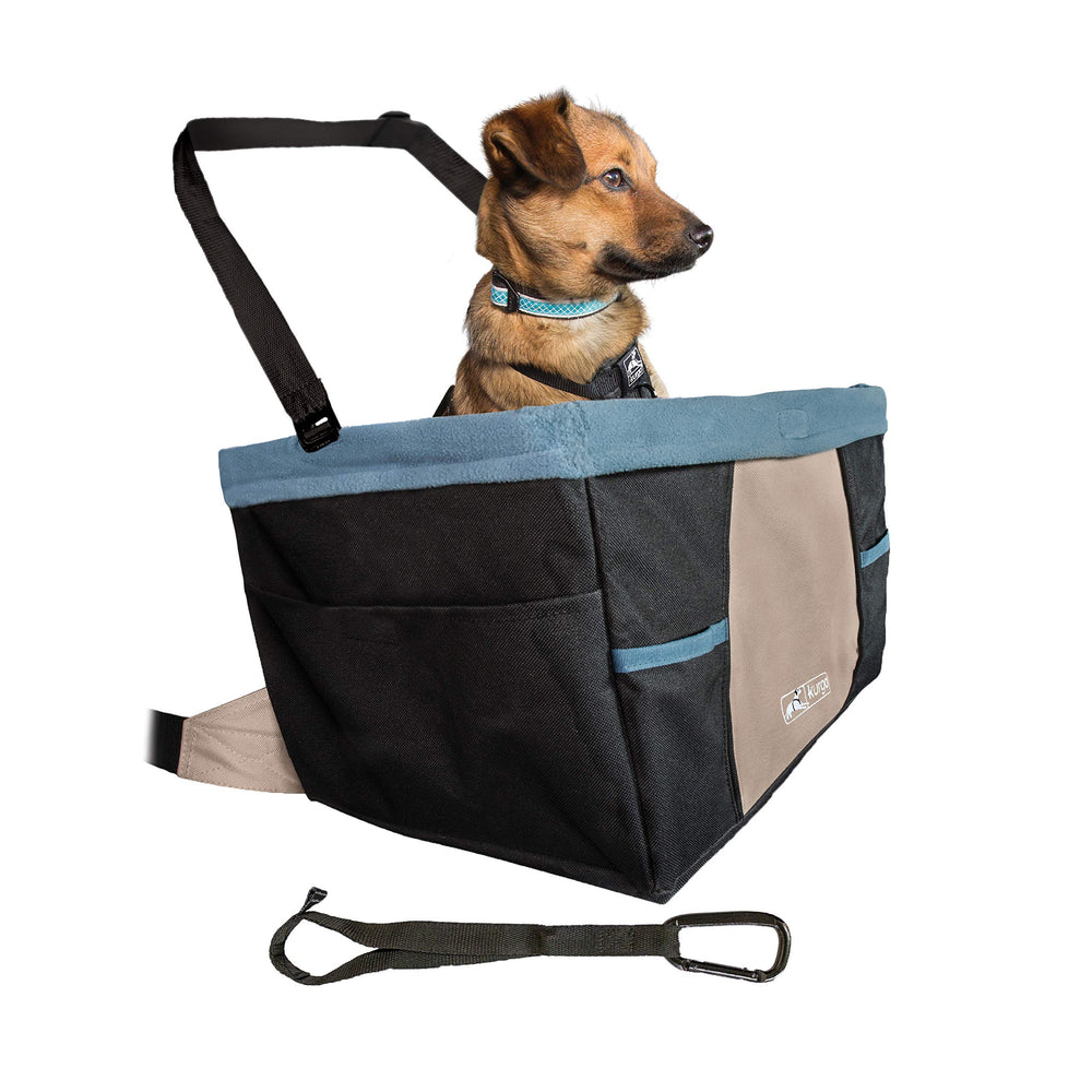 Kurgo Rover Dog Booster Seat window view reduces driver distraction and keeps dogs engaged.