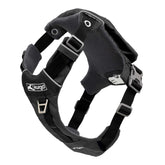 Kurgo Stash n' Dash harness folded in its integrated pouch for travel-ready gear