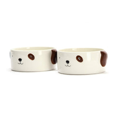 Kurrajong Farmhouse small dog food bowl detail showcases chic dining for tiny companions.