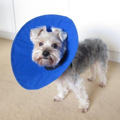 KVP EZ Soft collar side profile demonstrates lightweight, pliable fabric for comfy wear.