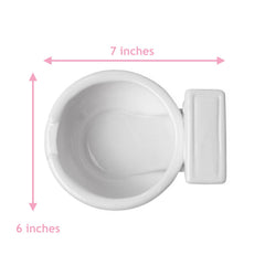 KwirkWorks toilet-shaped bowl Cereal serving bowl for playful breakfasts.