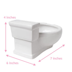 KwirkWorks toilet-shaped bowl Ramen served in a novelty throne.
