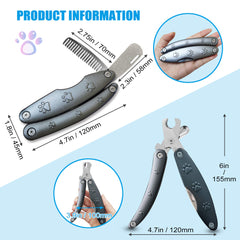 KXCDTECH heavy-duty dog nail clipper protective guard for safe trimming