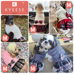 KYEESE dog sweater close-up of soft flexible acrylic yarn