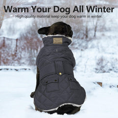 KYEESE dog coat leash hole detail enables easy outdoor leash attachment for secure strolls.