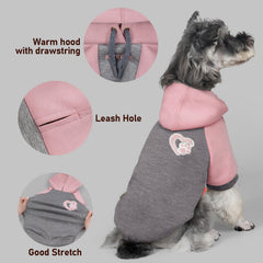 KYEESE dog hoodie emphasizes elasticity for easy dressing and active wear.