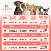 KYEESE dog pajamas in red buffalo check for cozy winter lounging